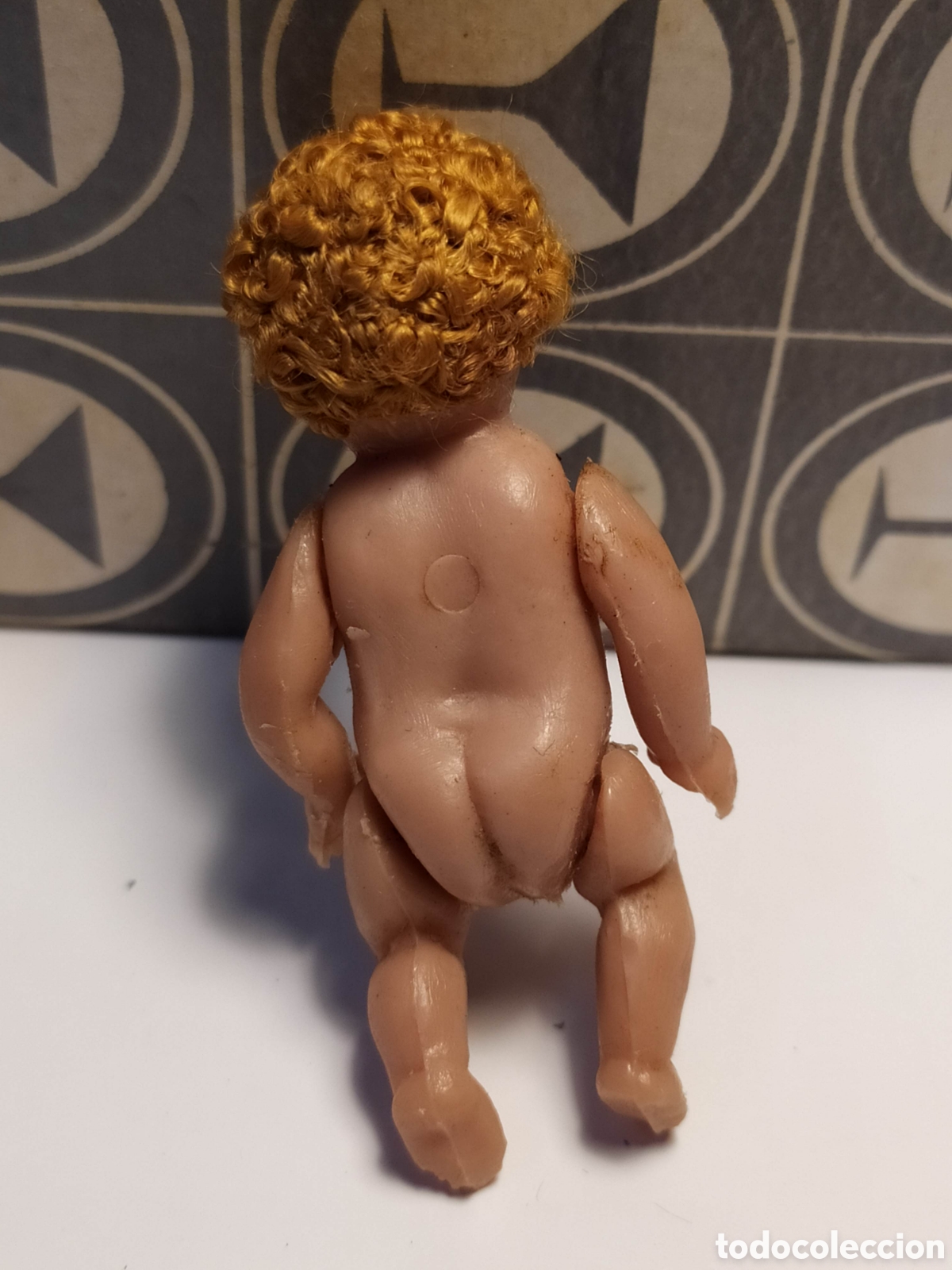 Mu&ntilde;ecas extranjeras: Mu&ntilde;eca miniatura. Pl&aacute;stico duro - goma. - Foto 2