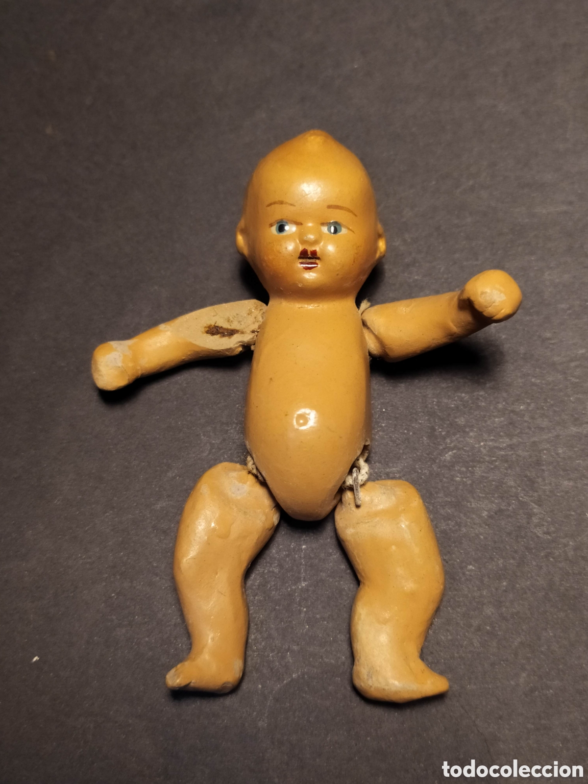 Mu&ntilde;ecas extranjeras: Beb&eacute; de terracota. 8,5cm. - Foto 1