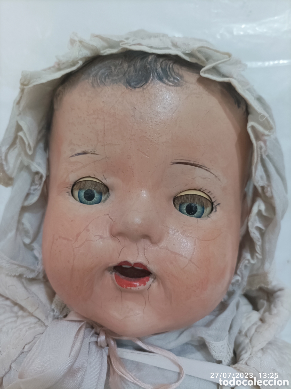Mu&ntilde;ecas extranjeras: Mu&ntilde;eco antiguo de composici&oacute;n - Foto 2
