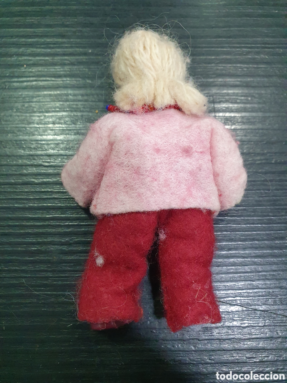 Mu&ntilde;ecas extranjeras: Antigua mu&ntilde;eca de trapo. (L38) - Foto 4