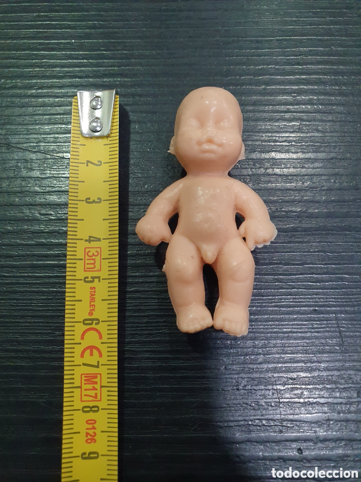 Mu&ntilde;ecas extranjeras: Bebe antiguo de goma. (L38) - Foto 2