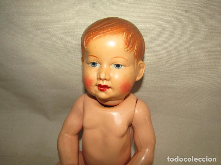 Mu&ntilde;ecas extranjeras: Antigua Mu&ntilde;eca Mu&ntilde;eco de Celuloide - Foto 2