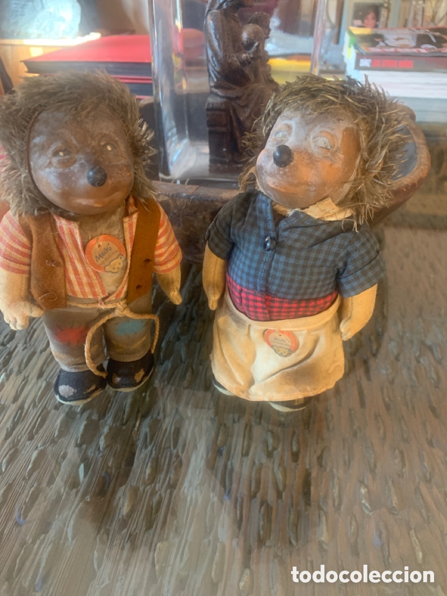 Mu&ntilde;ecas extranjeras: Antigua pareja de Mecki, de steiff, - Foto 1