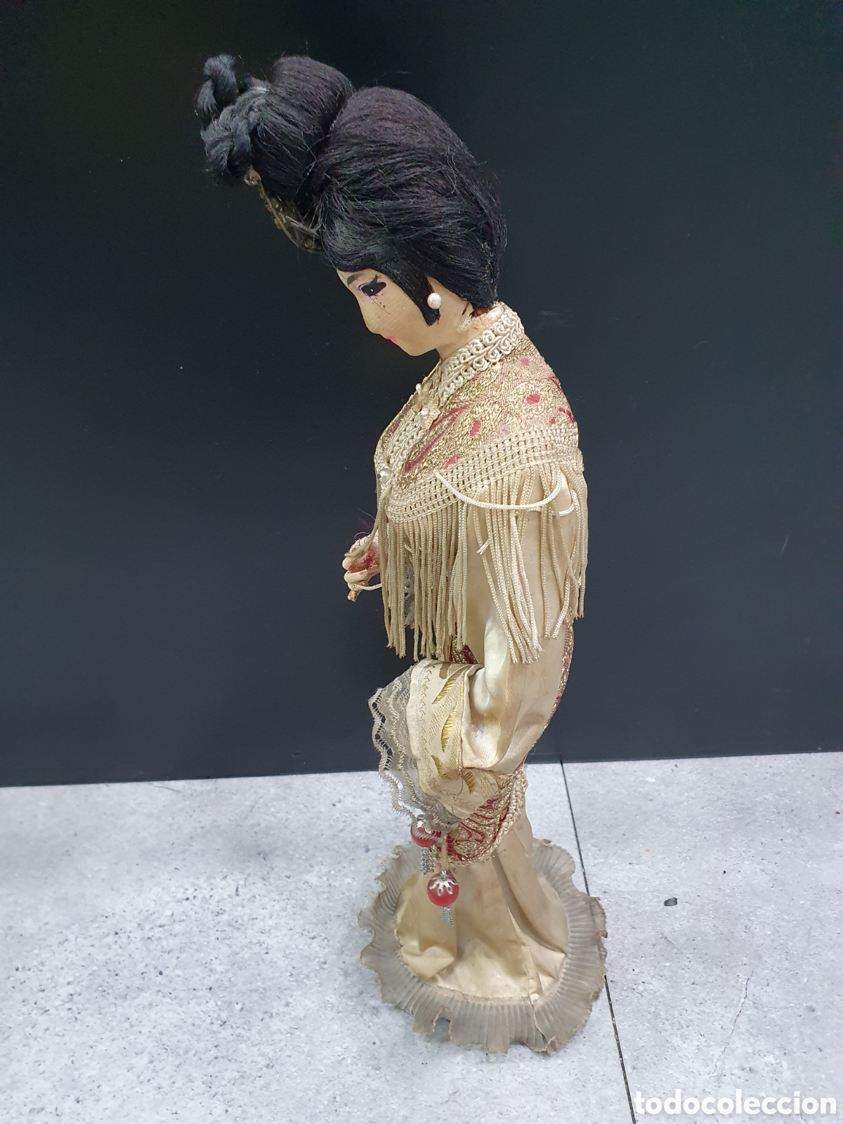 Mu&ntilde;ecas extranjeras: Mu&ntilde;eca en tela. Japonesa. (L88) - Foto 6