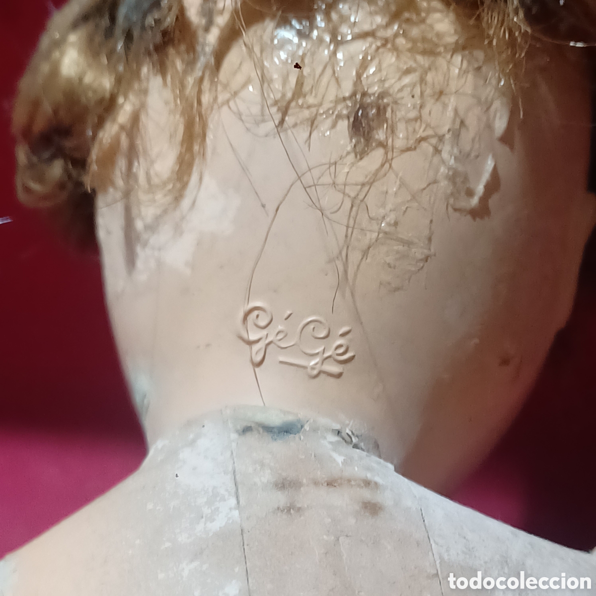 Mu&ntilde;ecas extranjeras: Mu&ntilde;eca francesa Geg&eacute; Ge G&eacute; para restaurar - Foto 3