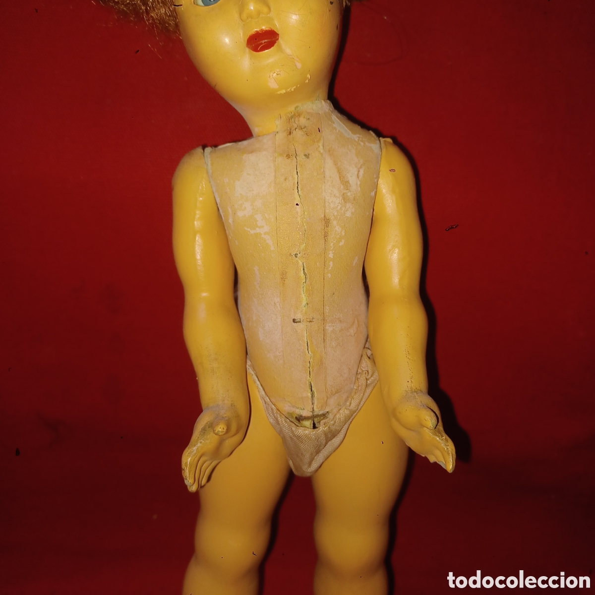 Mu&ntilde;ecas extranjeras: Mu&ntilde;eca francesa Geg&eacute; Ge G&eacute; para restaurar - Foto 9