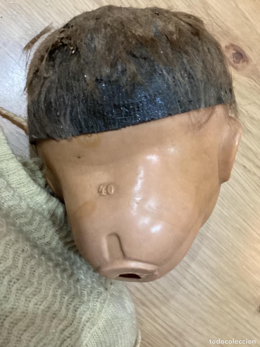 Mu&ntilde;ecas extranjeras: Antigua mu&ntilde;eca para restaurar numerada en nuca 40 y espalda en celuloide ? - Foto 5