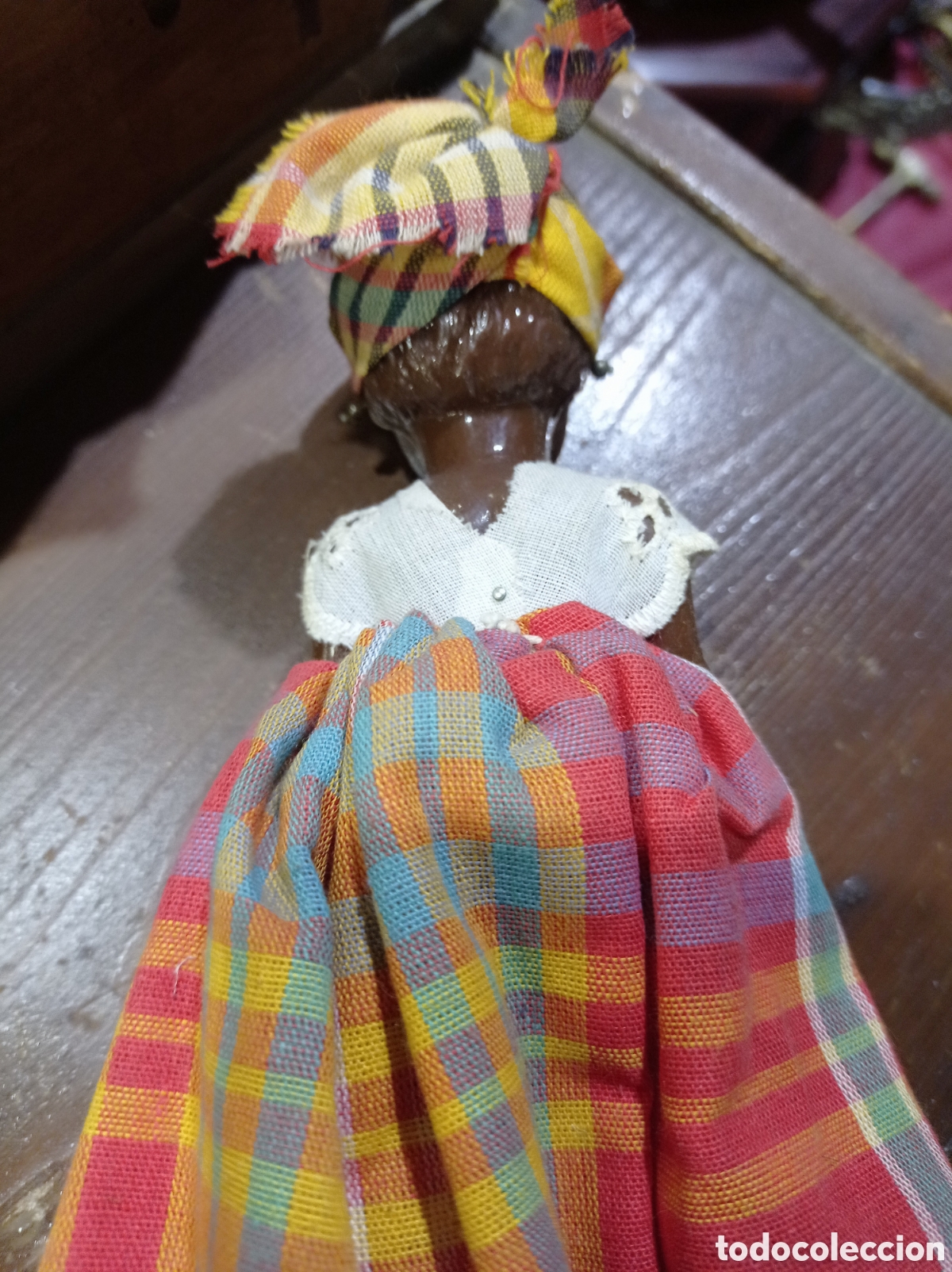 Mu&ntilde;ecas extranjeras: ANTIGUA MU&Ntilde;ECA DE CELULOIDE NEGRITA - Foto 3