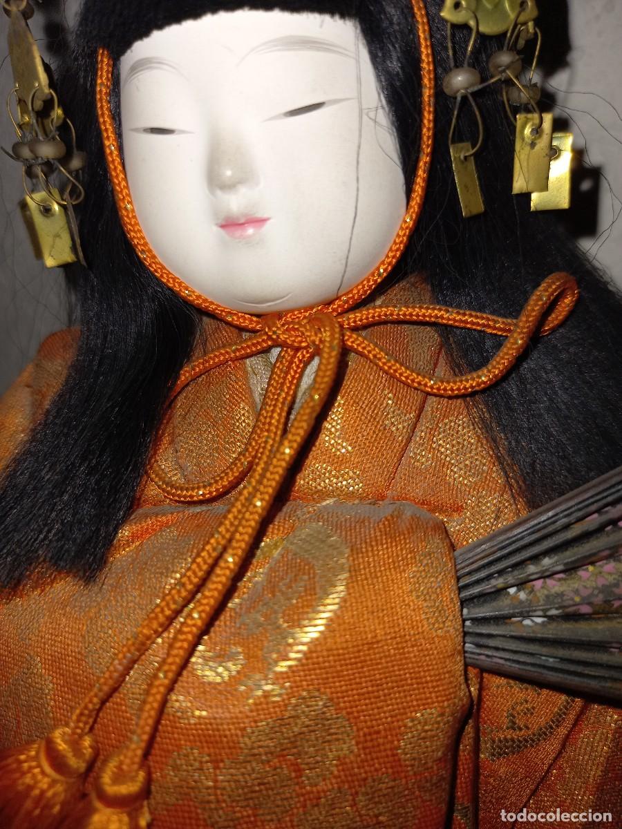 Mu&ntilde;ecas extranjeras: Mu&ntilde;eca antigua japonesa - Foto 3