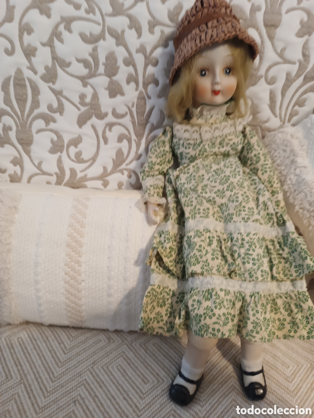 Mu&ntilde;ecas extranjeras: Mu&ntilde;eca vintage porcelana - Foto 2