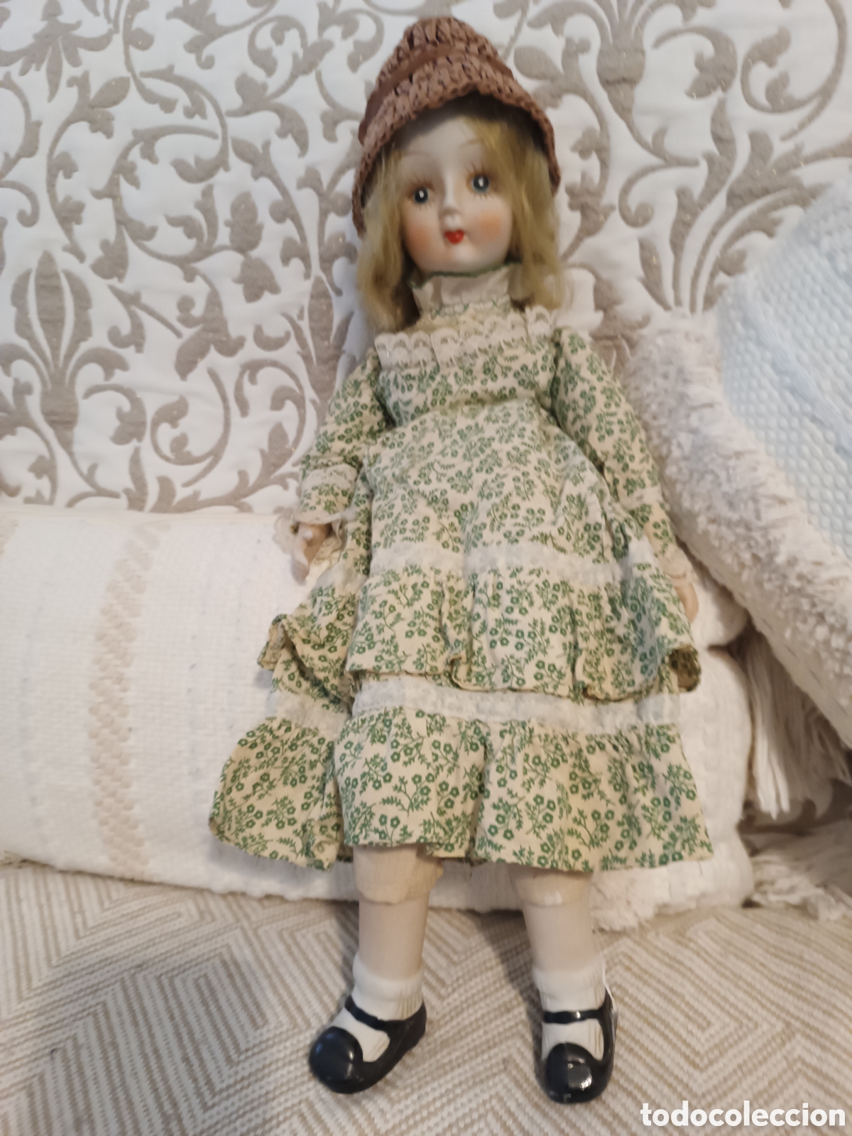 Mu&ntilde;ecas extranjeras: Mu&ntilde;eca vintage porcelana - Foto 4