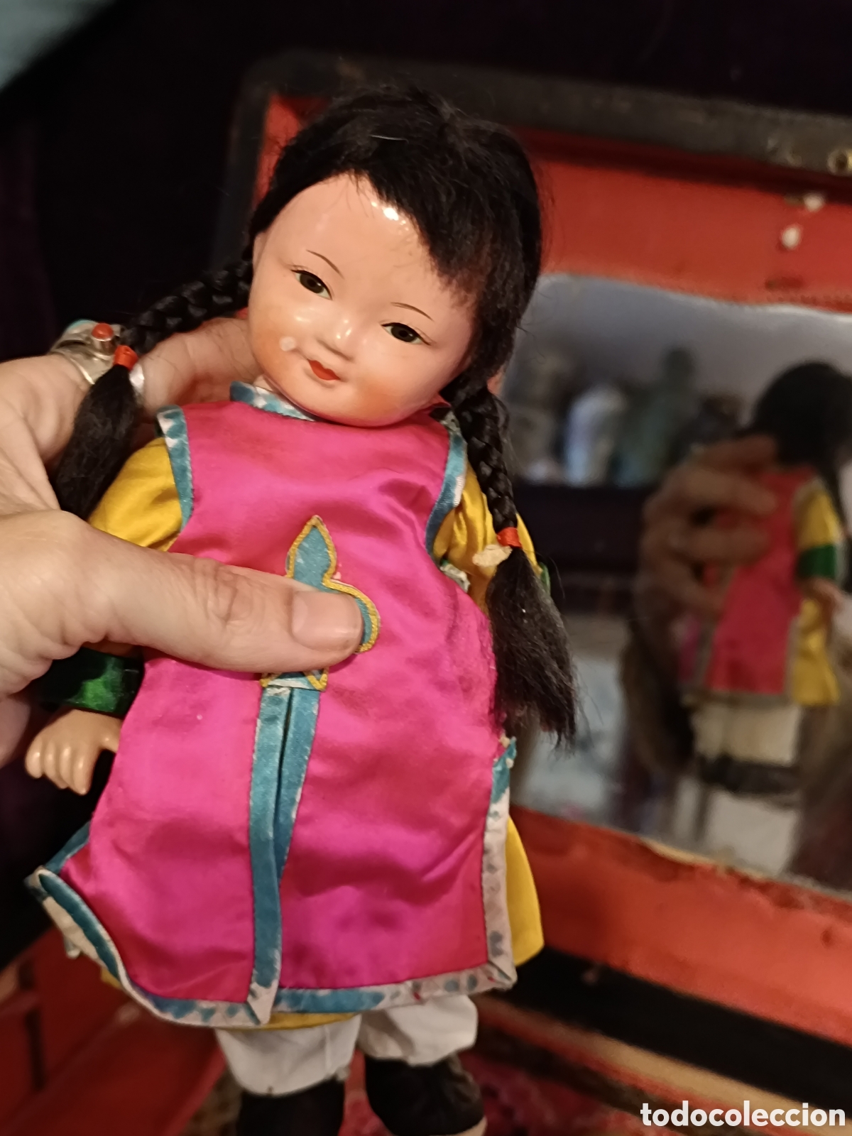 Mu&ntilde;ecas extranjeras: Mu&ntilde;eca china antigua - Foto 2