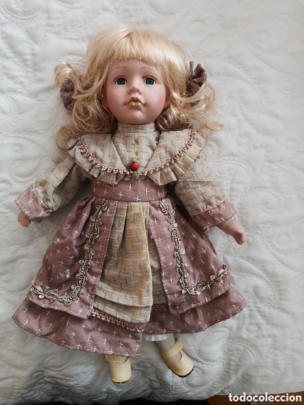 Mu&ntilde;ecas extranjeras: Mu&ntilde;eca porcelana - Foto 4