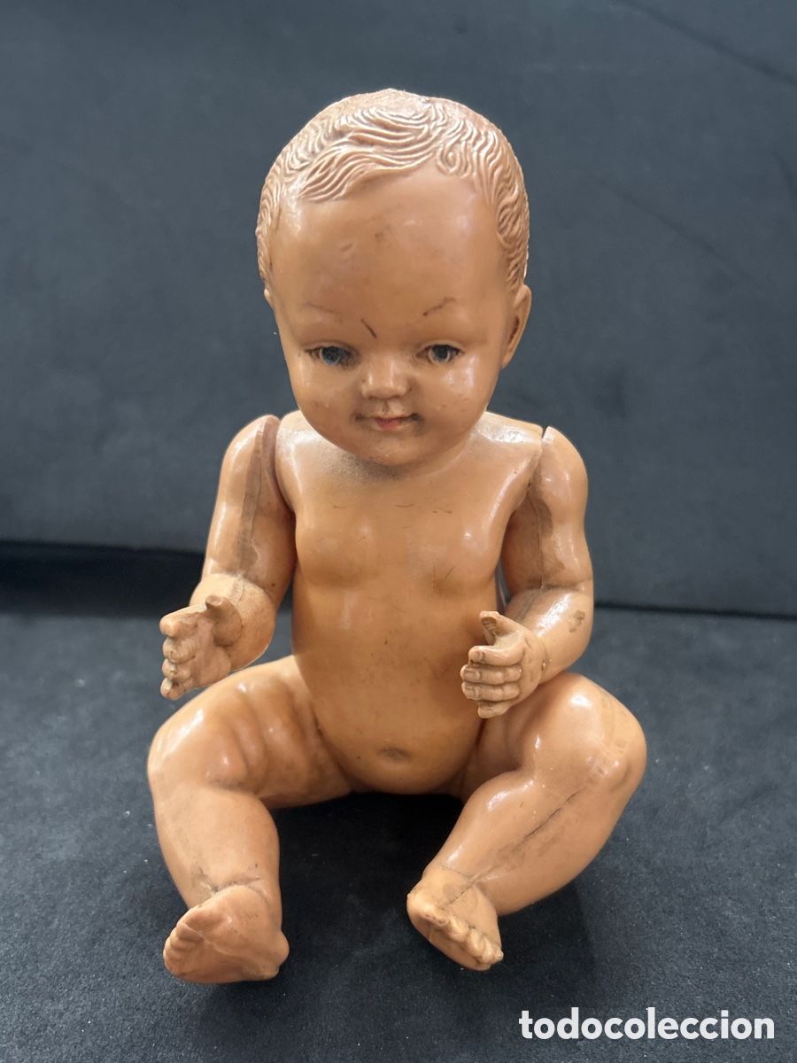 Mu&ntilde;ecas extranjeras: Mu&ntilde;eco celuloide marca American - Foto 1