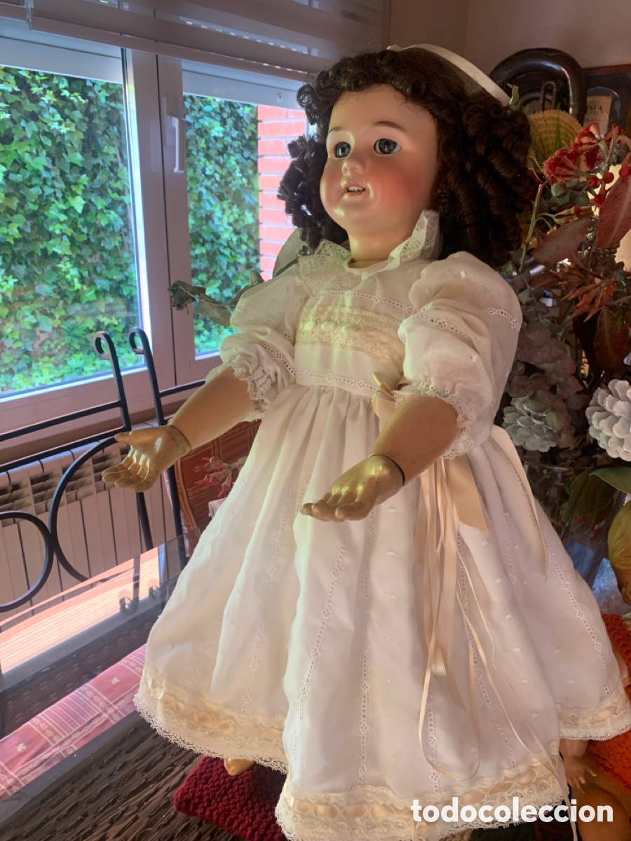 Mu&ntilde;ecas extranjeras: Antigua mu&ntilde;eca porcelana sin marca - Foto 3