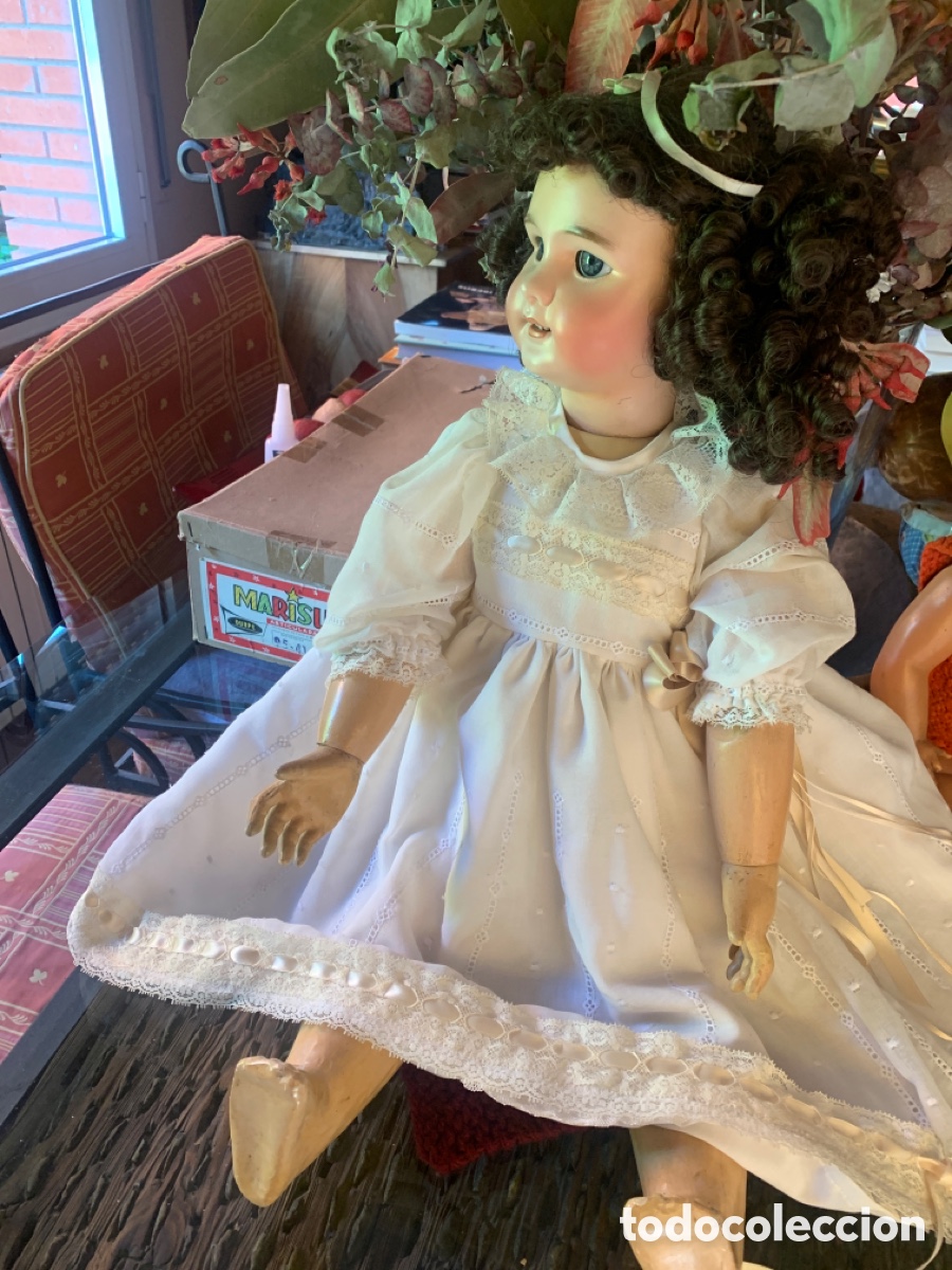 Mu&ntilde;ecas extranjeras: Antigua mu&ntilde;eca porcelana sin marca - Foto 5
