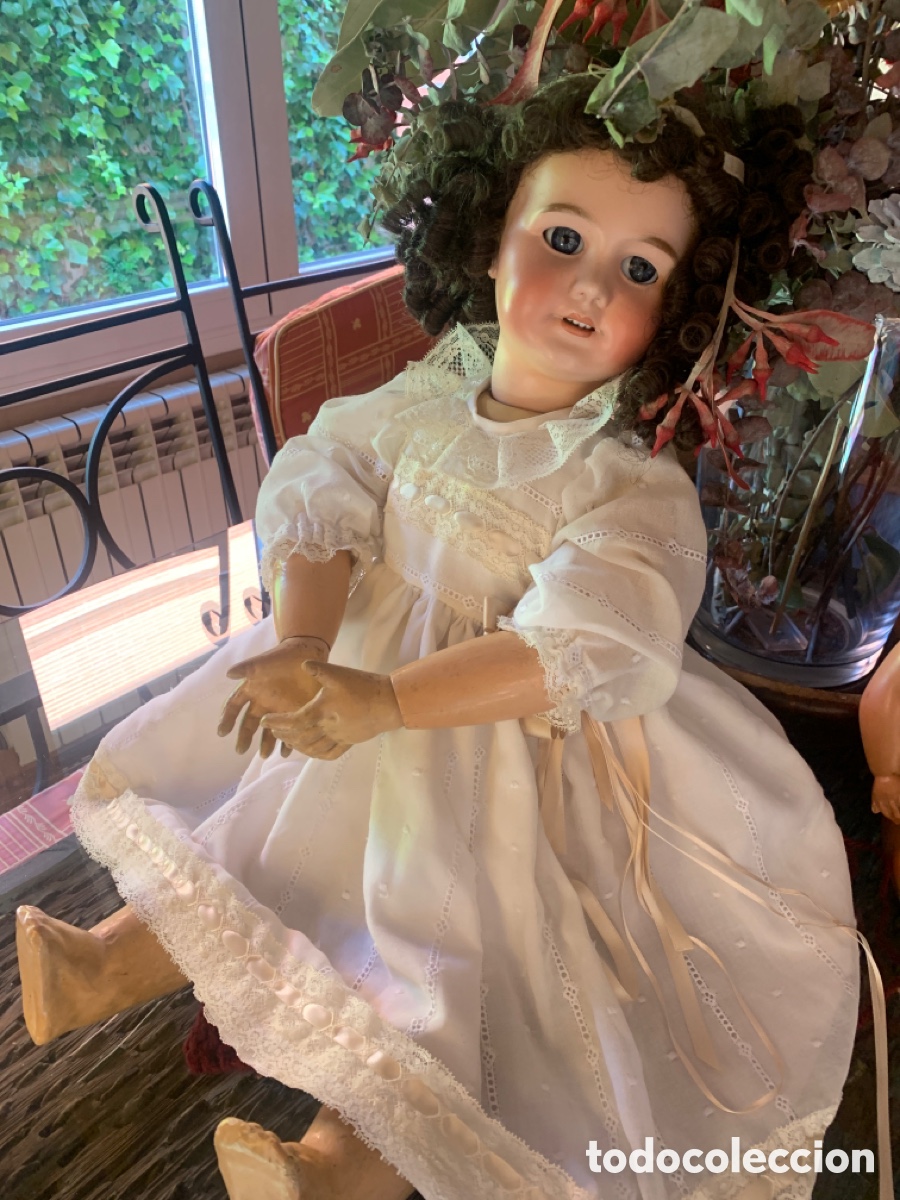Mu&ntilde;ecas extranjeras: Antigua mu&ntilde;eca porcelana sin marca - Foto 7