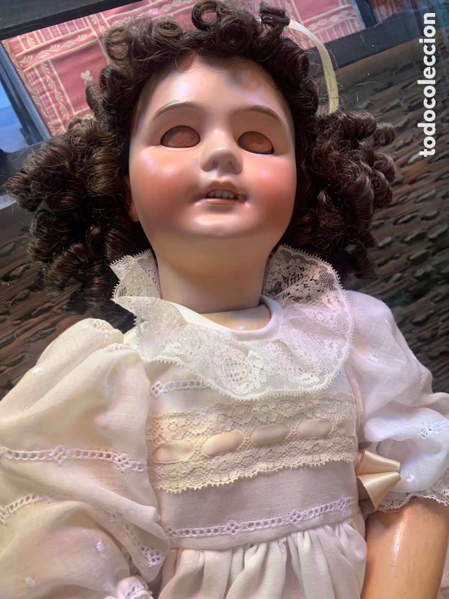 Mu&ntilde;ecas extranjeras: Antigua mu&ntilde;eca porcelana sin marca - Foto 8