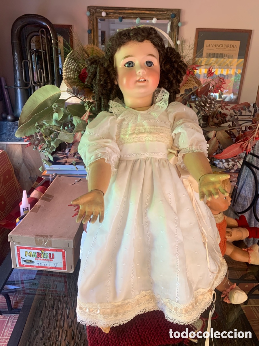 Mu&ntilde;ecas extranjeras: Antigua mu&ntilde;eca porcelana sin marca - Foto 1