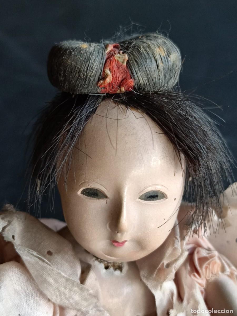 Mu&ntilde;ecas extranjeras: Mu&ntilde;eca japonesa a&ntilde;os 20 aprox. - Foto 2