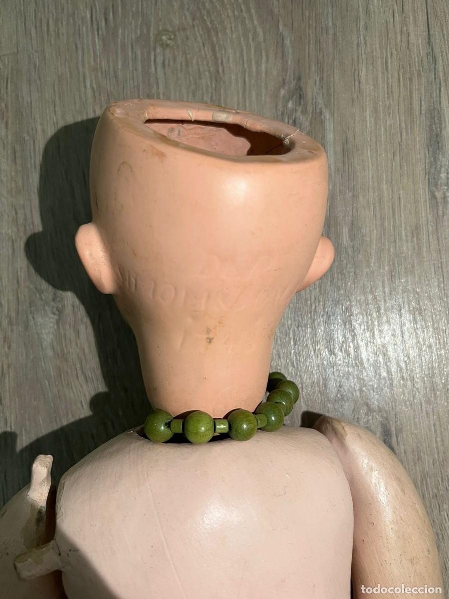 Mu&ntilde;ecas extranjeras: Mu&ntilde;eca Antigua Simon & Halbig Ojos Azules - Foto 4