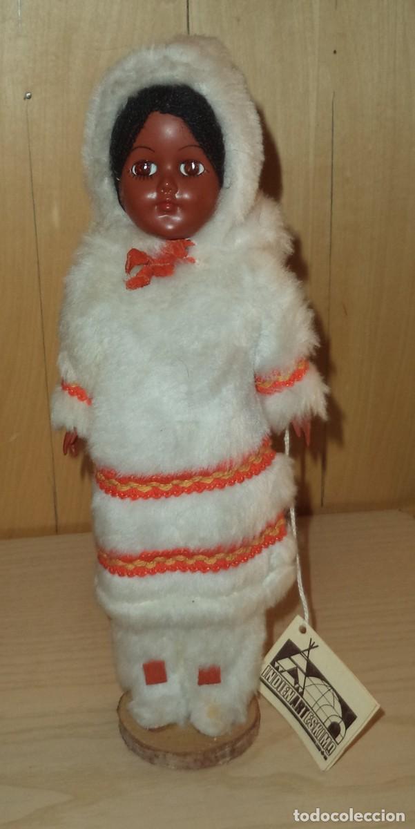 Mu&ntilde;ecas extranjeras: MU&Ntilde;ECA ESKIMAL - INDIEN ART ESKIMO - VINTAGE - Foto 1
