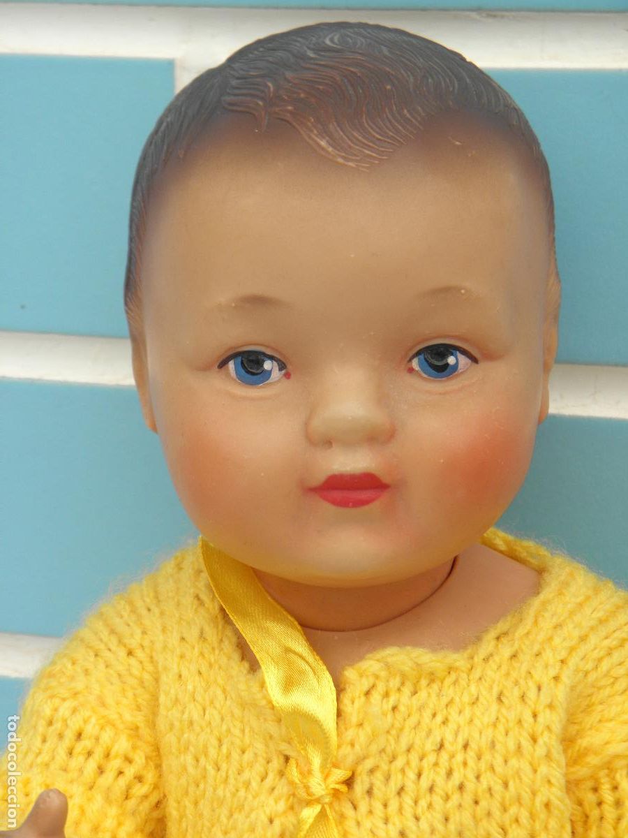 Mu&ntilde;ecas extranjeras: Antiguo mu&ntilde;eco beb&eacute; franc&eacute;s Nano de Convert - Foto 3