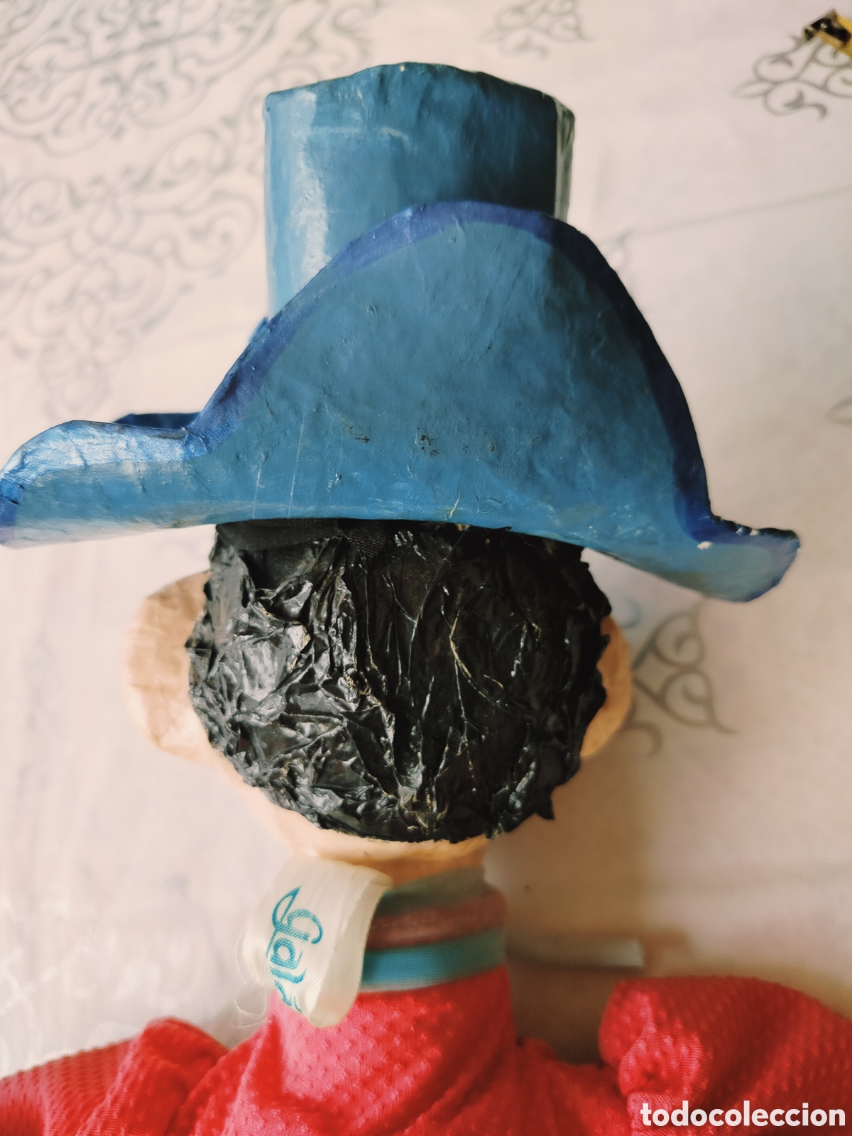Mu&ntilde;ecas extranjeras: Mu&ntilde;eco Trapo/Papel Mach&eacute; De Cuba - Foto 4
