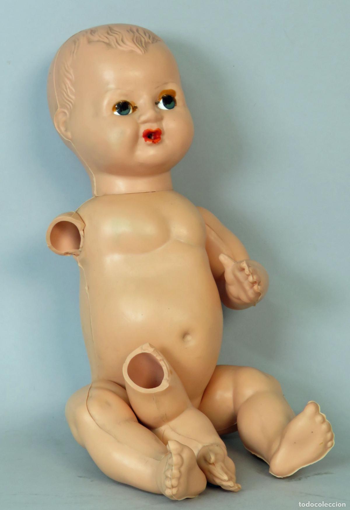 Mu&ntilde;ecas extranjeras: Bebe ingl&eacute;s Patsy Palitoy Made in England goma a&ntilde;os 50 - Foto 4