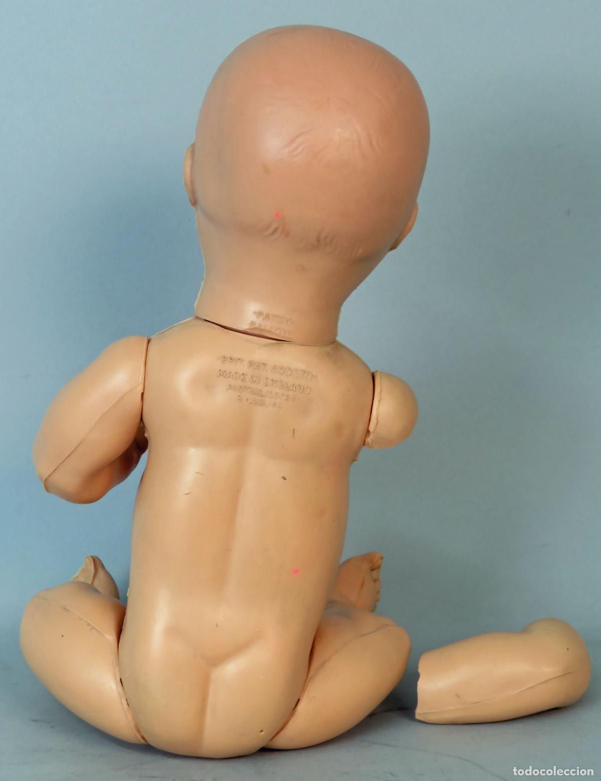 Mu&ntilde;ecas extranjeras: Bebe ingl&eacute;s Patsy Palitoy Made in England goma a&ntilde;os 50 - Foto 5