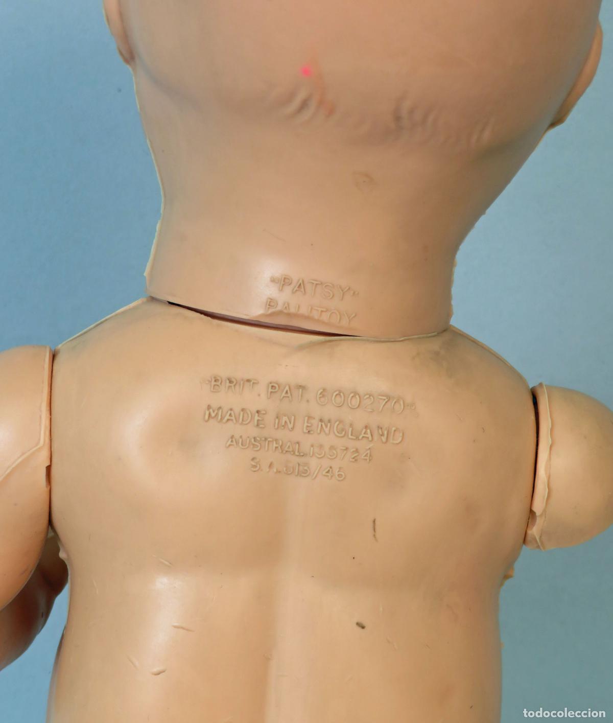Mu&ntilde;ecas extranjeras: Bebe ingl&eacute;s Patsy Palitoy Made in England goma a&ntilde;os 50 - Foto 6