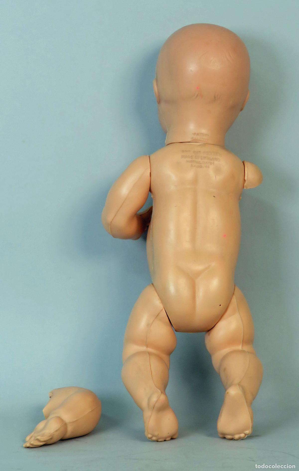Mu&ntilde;ecas extranjeras: Bebe ingl&eacute;s Patsy Palitoy Made in England goma a&ntilde;os 50 - Foto 8