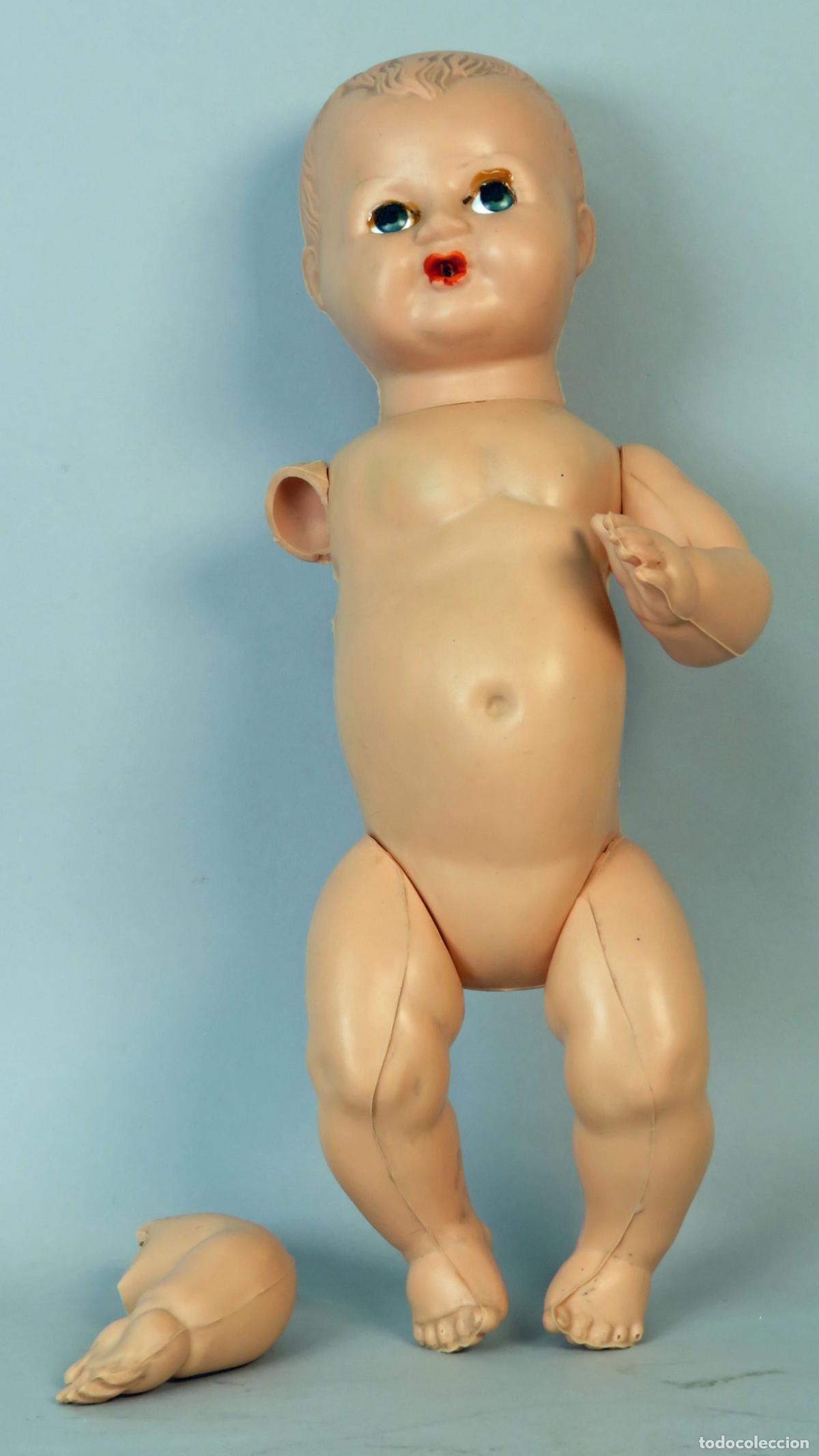 Mu&ntilde;ecas extranjeras: Bebe ingl&eacute;s Patsy Palitoy Made in England goma a&ntilde;os 50 - Foto 9