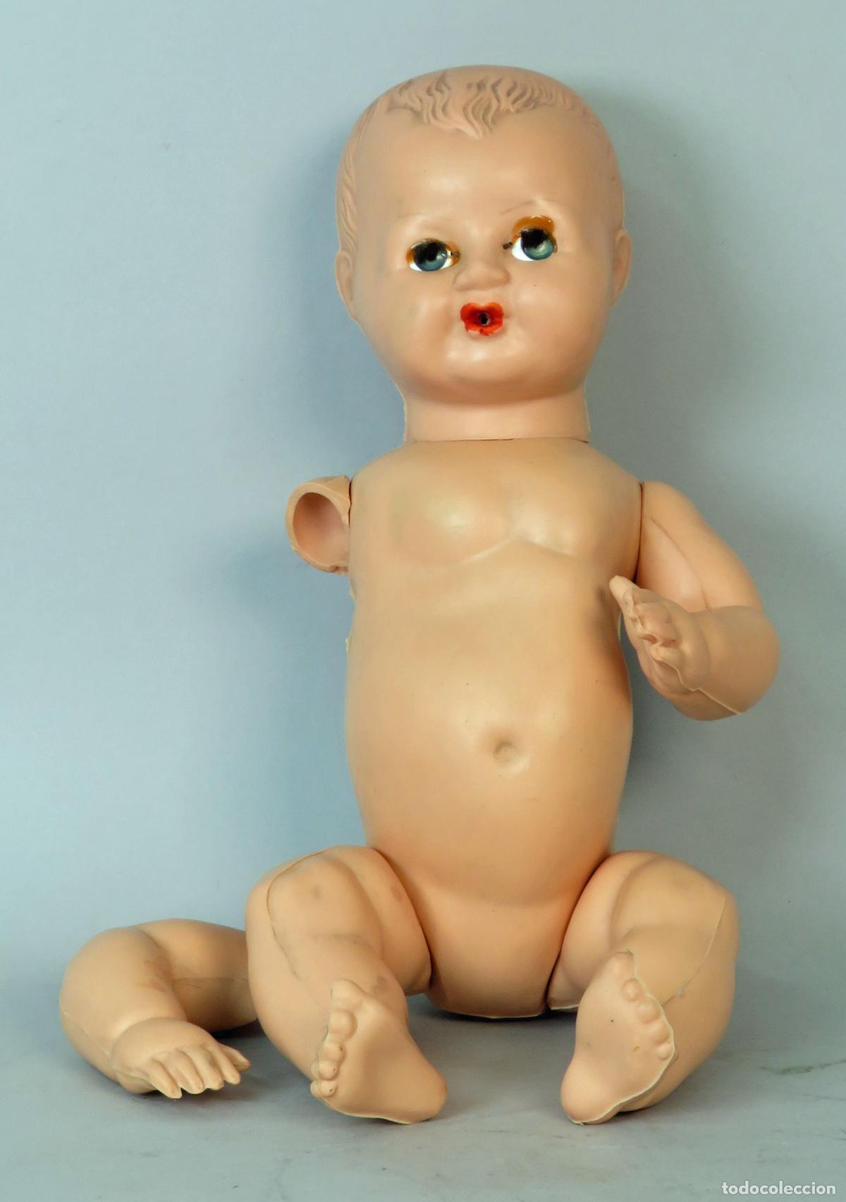 Mu&ntilde;ecas extranjeras: Bebe ingl&eacute;s Patsy Palitoy Made in England goma a&ntilde;os 50 - Foto 1