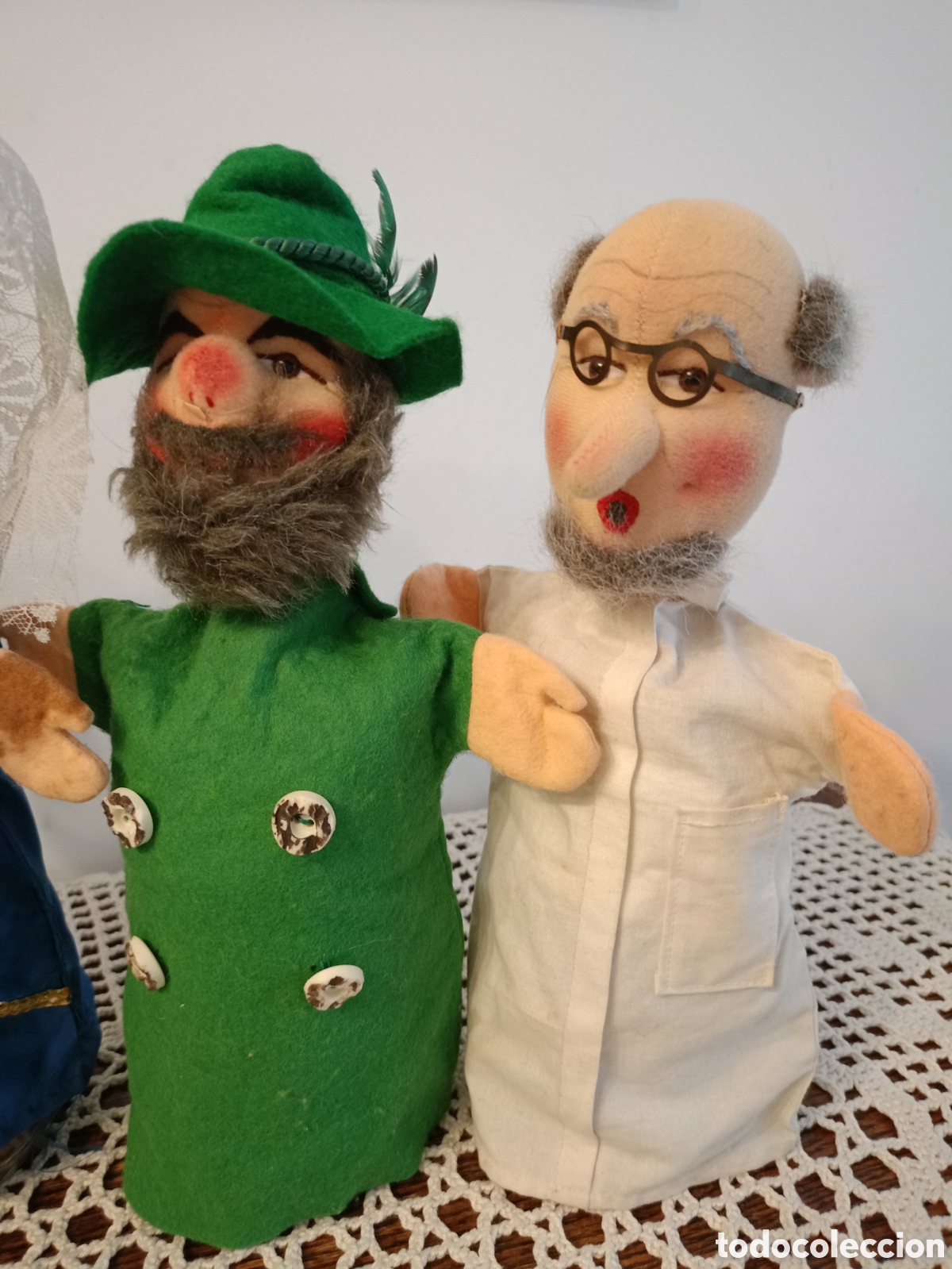 Mu&ntilde;ecas extranjeras: Lote de marionetas alemanas antiguas - Foto 7