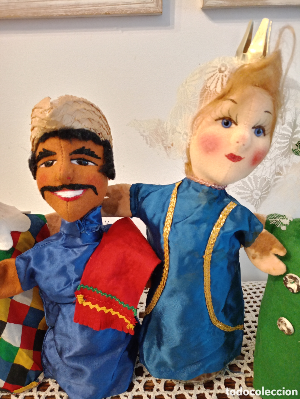 Mu&ntilde;ecas extranjeras: Lote de marionetas alemanas antiguas - Foto 8