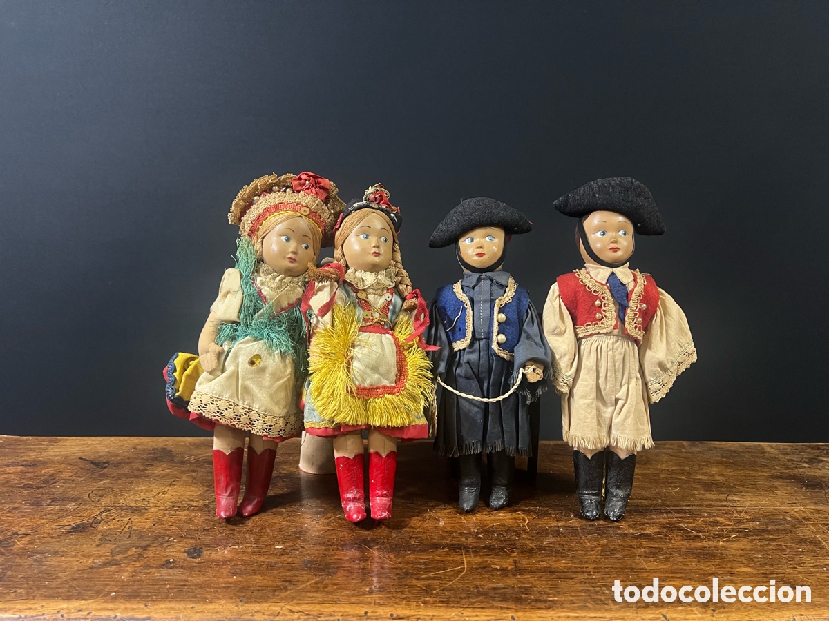 Mu&ntilde;ecas extranjeras: Colecci&oacute;n de 4 mu&ntilde;ecos. A&ntilde;os 30 - Foto 15