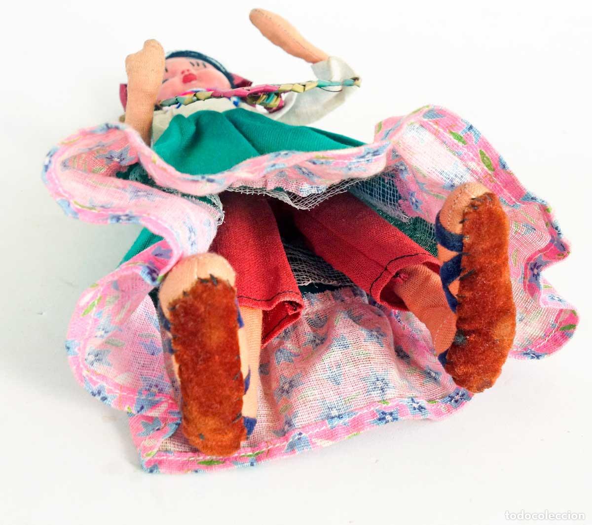 Mu&ntilde;ecas extranjeras: MU&Ntilde;ECA MEXICANA DE TELA 24cm - Foto 3