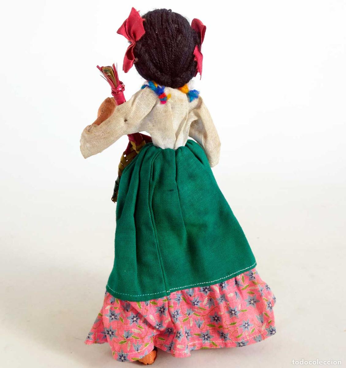 Mu&ntilde;ecas extranjeras: MU&Ntilde;ECA MEXICANA DE TELA 24cm - Foto 4