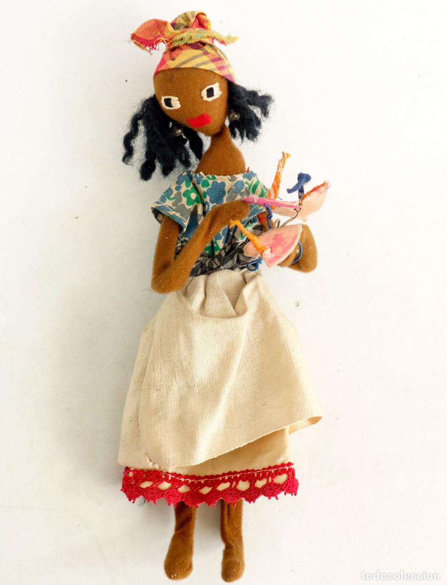 Mu&ntilde;ecas extranjeras: MU&Ntilde;ECA DE TRAPO ARTESANAL CUBANA 24cm - Foto 2