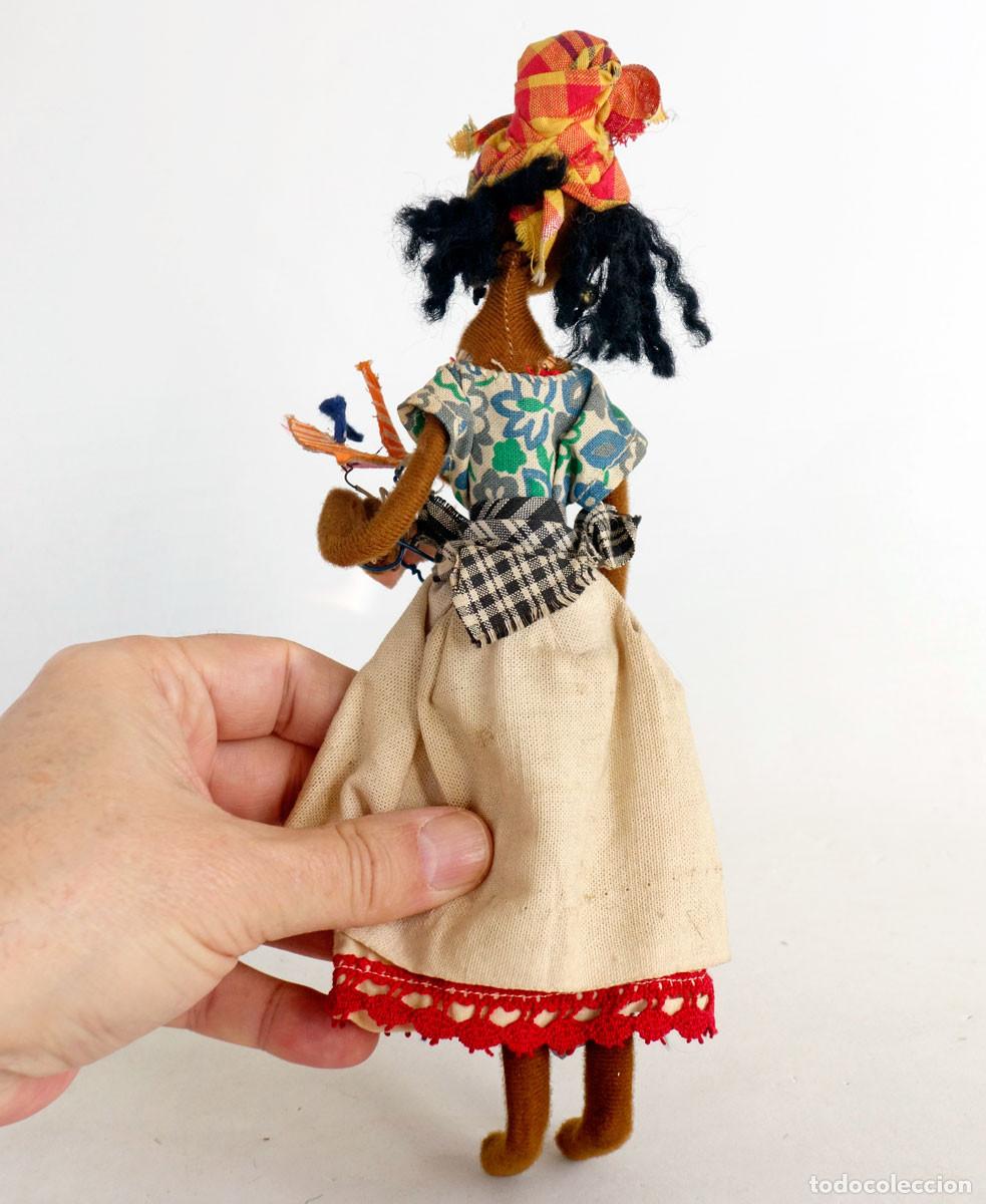 Mu&ntilde;ecas extranjeras: MU&Ntilde;ECA DE TRAPO ARTESANAL CUBANA 24cm - Foto 3