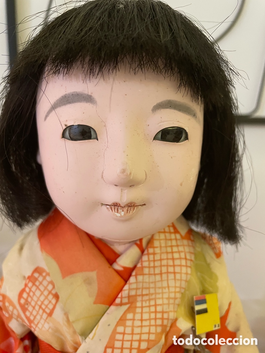 Mu&ntilde;ecas extranjeras: Mu&ntilde;eca Ichimatsu japonesa de gofun - Foto 2