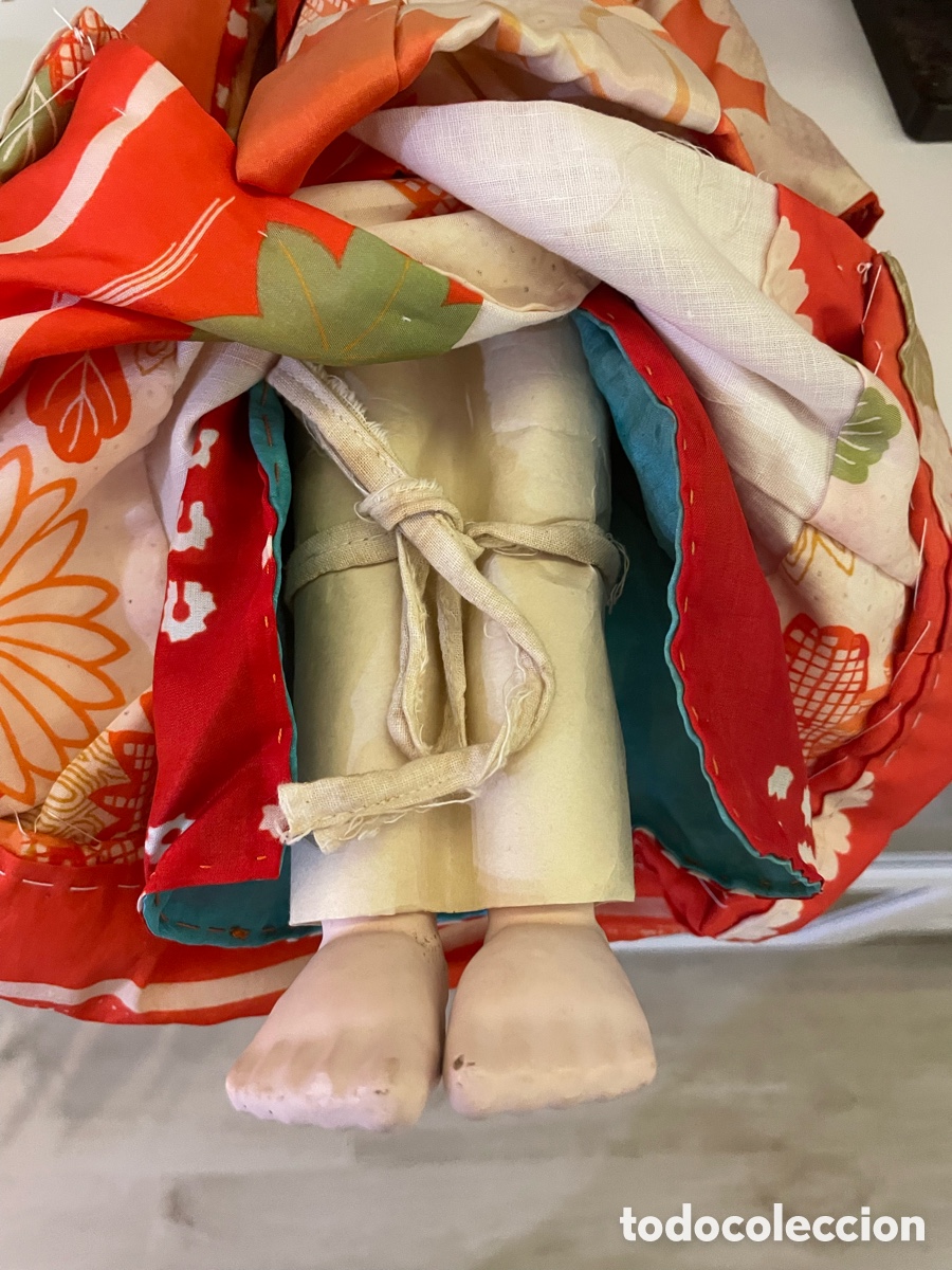 Mu&ntilde;ecas extranjeras: Mu&ntilde;eca Ichimatsu japonesa de gofun - Foto 6