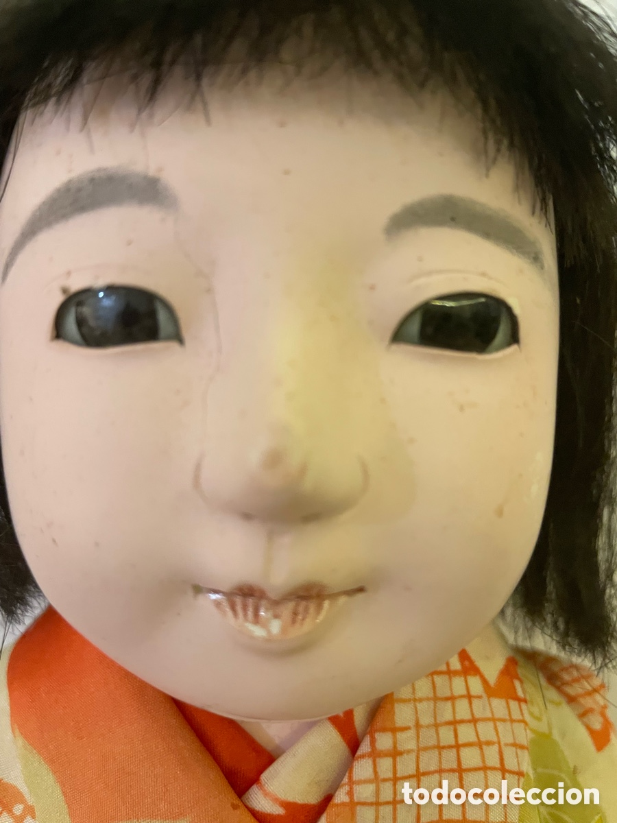 Mu&ntilde;ecas extranjeras: Mu&ntilde;eca Ichimatsu japonesa de gofun - Foto 11