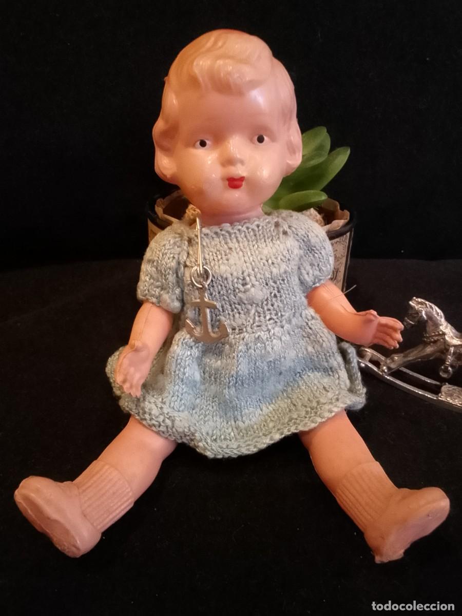 Mu&ntilde;ecas extranjeras: Antigua Mu&ntilde;eca A&ntilde;os 30 Marcada - Foto 1