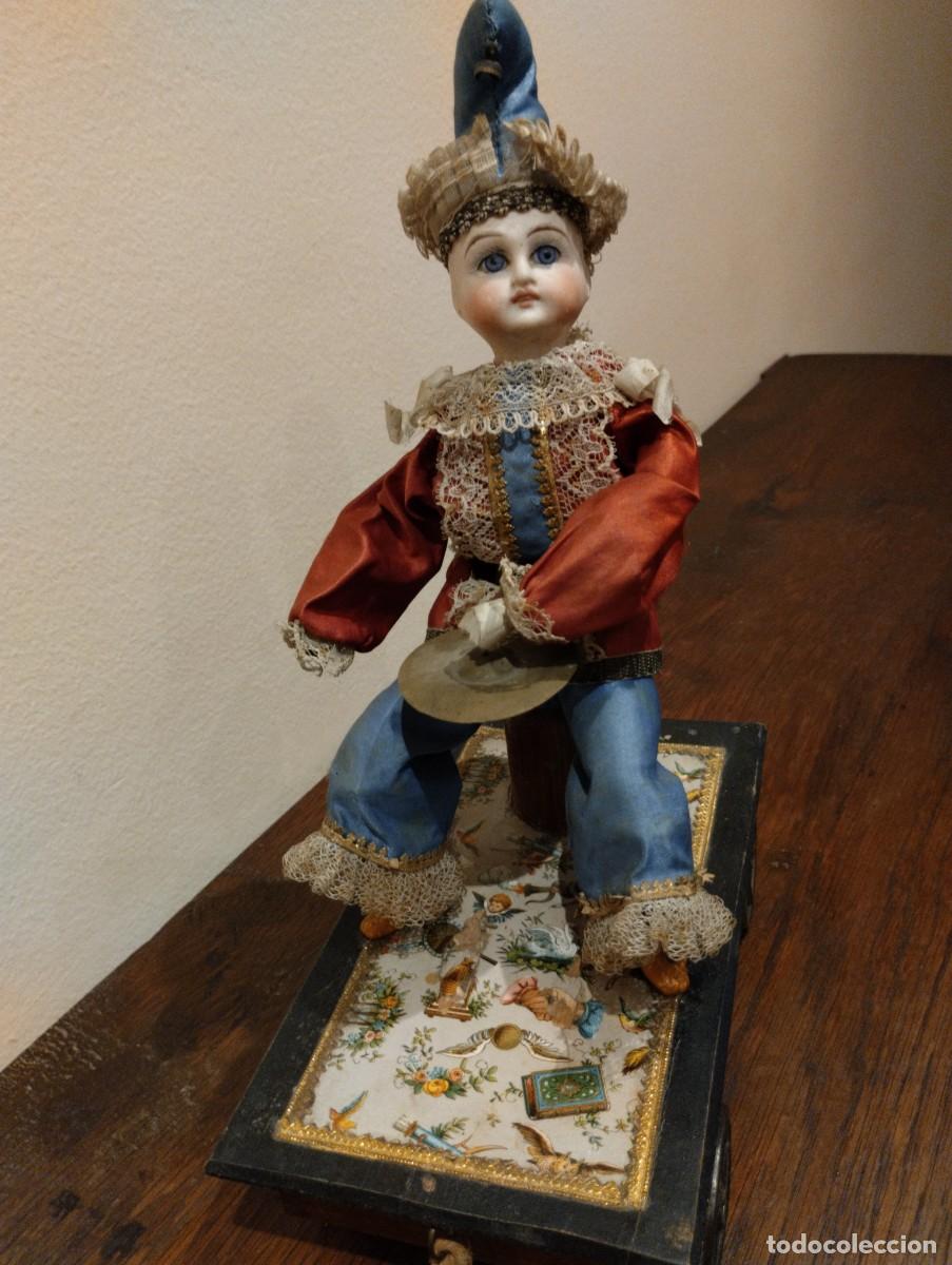 Mu&ntilde;ecas extranjeras: Aut&oacute;mata antiguo de arrastre - Foto 9