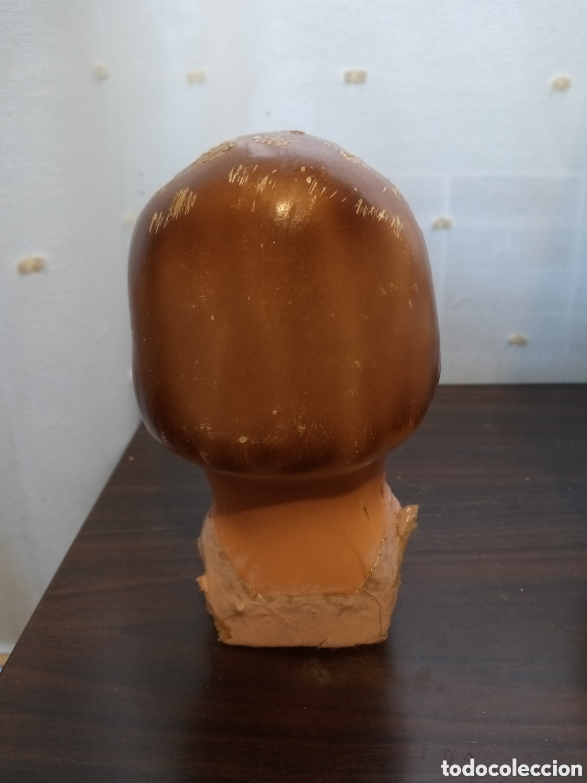 Mu&ntilde;ecas extranjeras: Busto de mu&ntilde;eca francesa en cart&oacute;n piedra - Foto 3