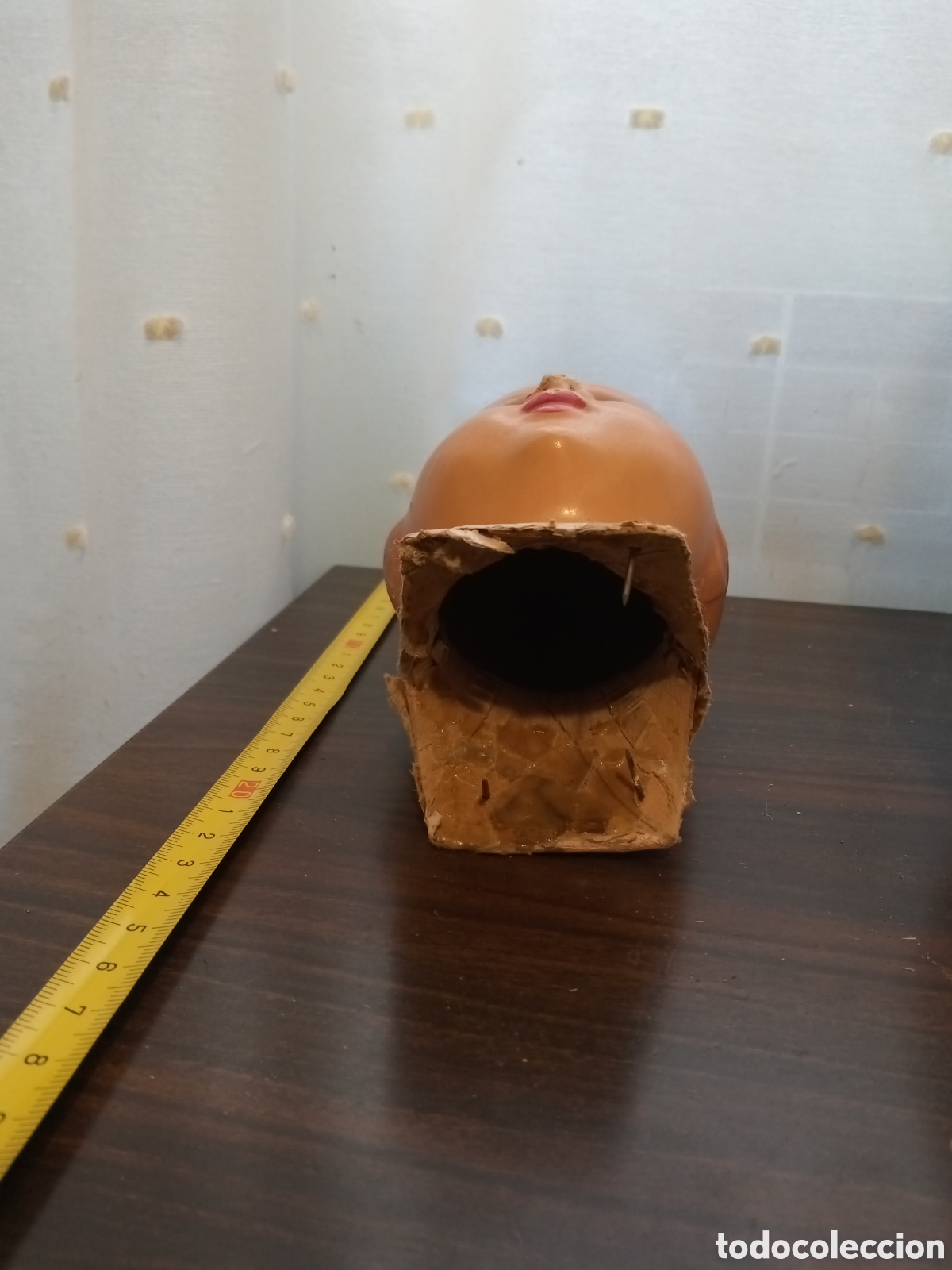 Mu&ntilde;ecas extranjeras: Busto de mu&ntilde;eca francesa en cart&oacute;n piedra - Foto 6