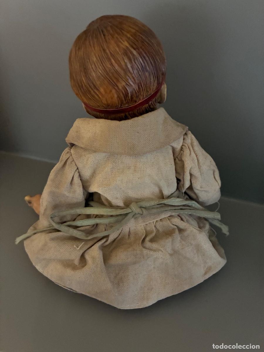 Mu&ntilde;ecas extranjeras: mu&ntilde;eca antigua de pasta - Foto 2