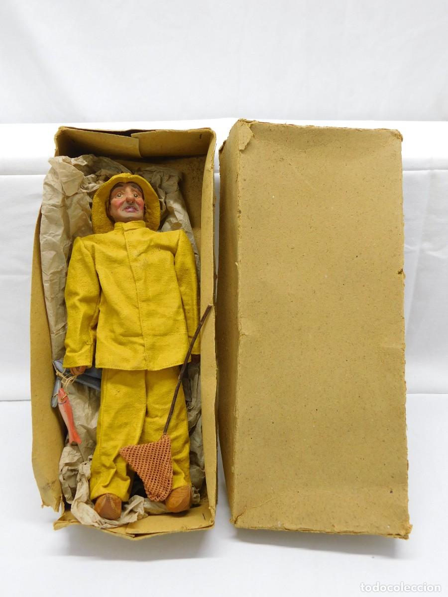 Mu&ntilde;ecas extranjeras: ANTIGUO MU&Ntilde;ECO DE MADERA - Foto 1